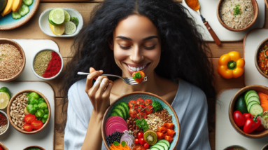 healthy meal balanced lifestyle