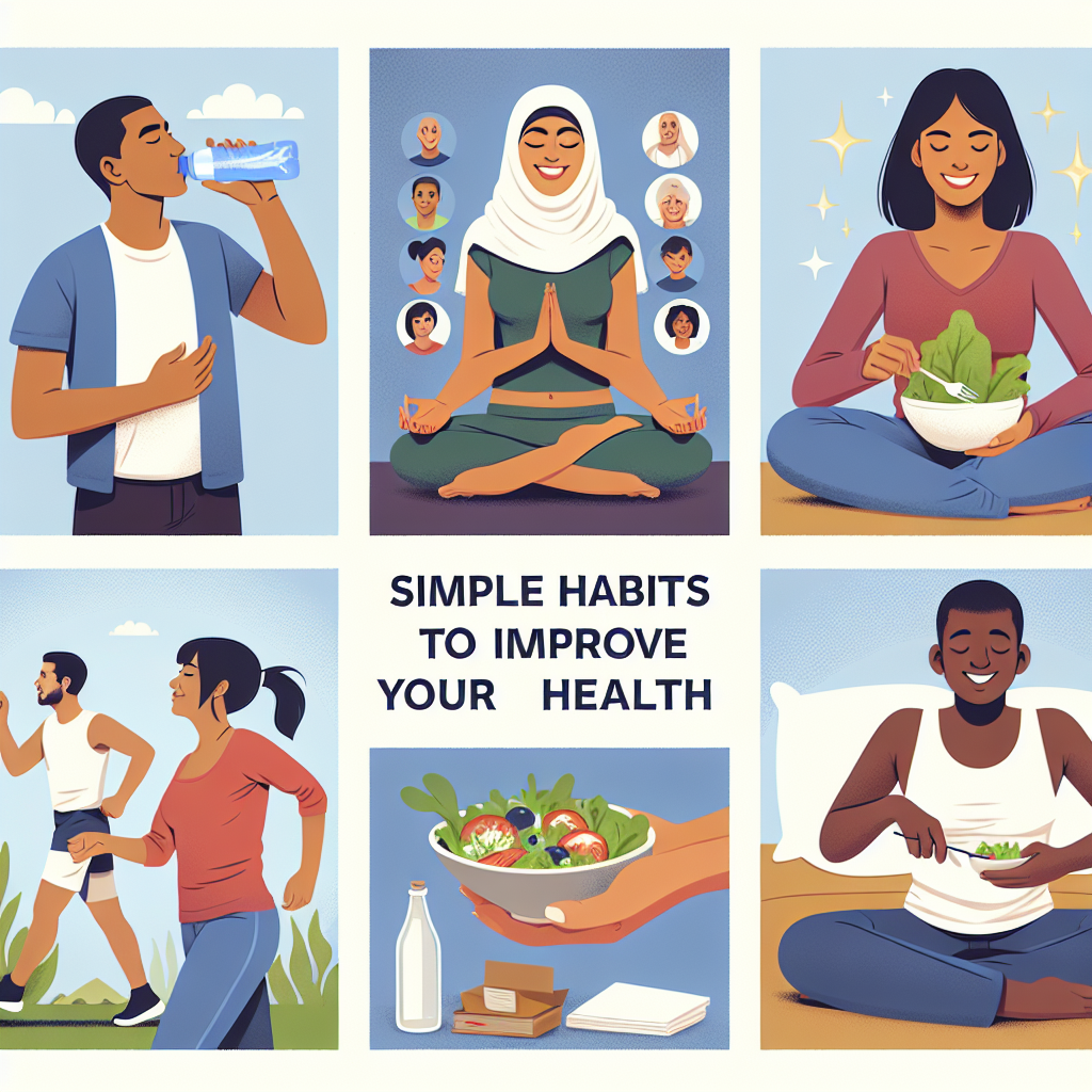 Health Simple Example Simple habits to improve your health