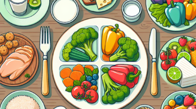 create balanced meal optimal nutrition