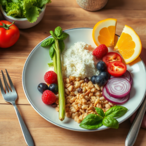 how to create a balanced meal plate essential components and examples 1bc001c385